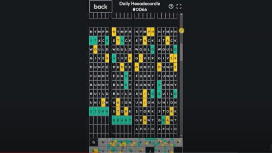 Hexadecordle — screenshot 2