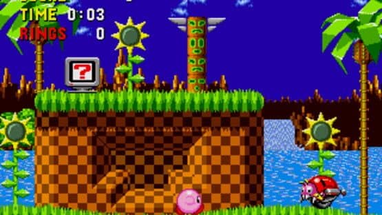 Kirby in Sonic the Hedgehog — screenshot 2