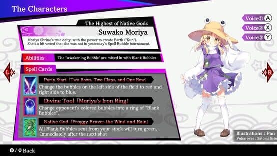 Touhou Spell Bubble: Character Pack - Suwako Moriya — screenshot 4