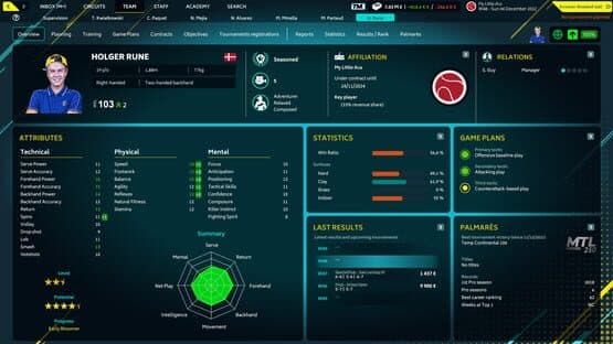 Tennis Manager 2022 — screenshot 1