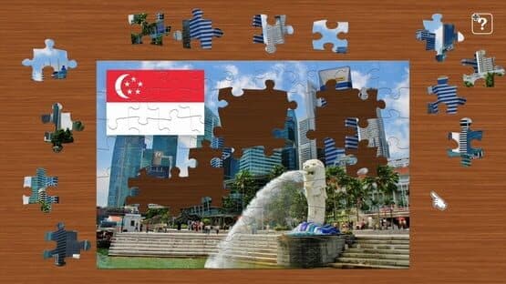 Jigsaw Masterpieces: Landscapes with Flags of the World - Asia vol.1 — screenshot 2