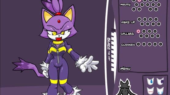 Blaze the Cat Dress Up — screenshot 1