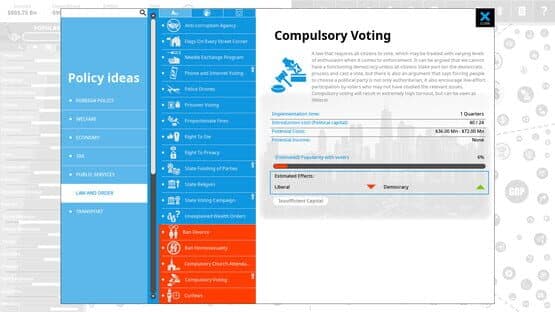 Democracy 4: Voting Systems — screenshot 4