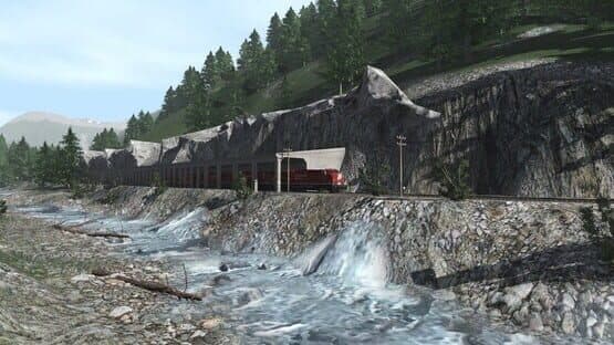 Trainz Railroad Simulator 2022: Canadian Rocky Mountains Viktor Lake to Ross Peak and Glacier — screenshot 6