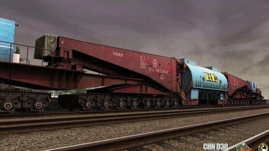 Trainz Plus: China D38 Schnabel Car — screenshot 1