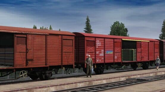Trainz Plus: CFR Marfa Gbs/Gbgs freight car pack — screenshot 1