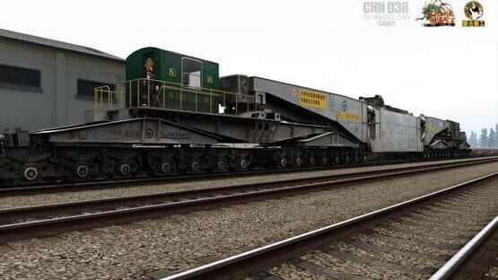 Trainz Plus: China D38 Schnabel Car - Gray — screenshot 1