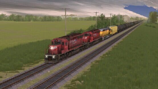 Trainz Plus: CP SD40-2 #5865-5879 Dual Flags — screenshot 1