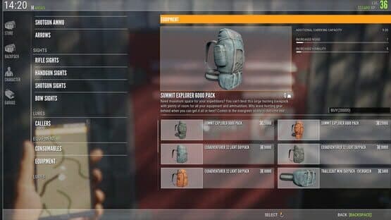 TheHunter: Call of the Wild - Backpacks — screenshot 2