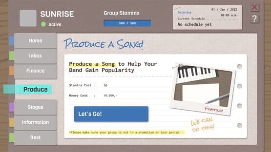 K-Pop & Rock Band Manager — screenshot 3