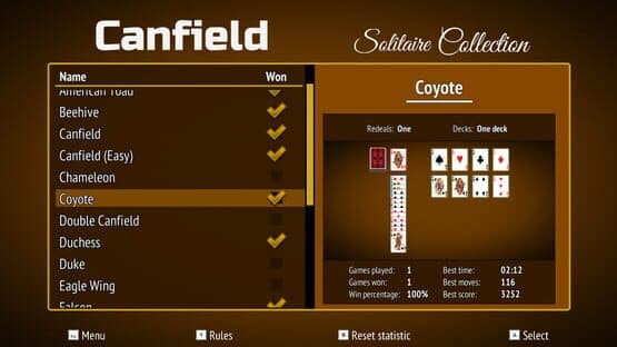 Canfield Solitaire Collection — screenshot 1