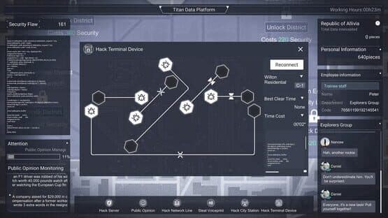 Cyber Manhunt: A Company Man of Titan — screenshot 2