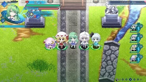 Touhou Genso Wanderer: Lotus Labyrinth - Lotus Friends — screenshot 2