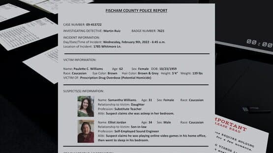 Case Files: The Death of Paulette Williams — screenshot 5