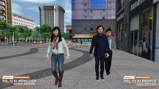 OMSI 2: Downloadpack Vol.12 - AI-People: Asia Edition — screenshot 7