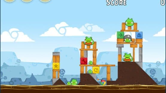 Angry Birds Chrome — screenshot 1