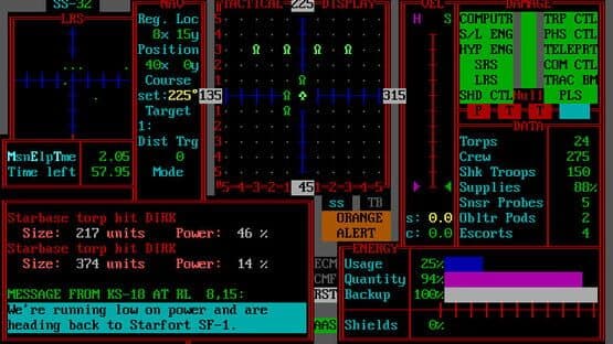 Star Fleet II: Krellan Commander — screenshot 1