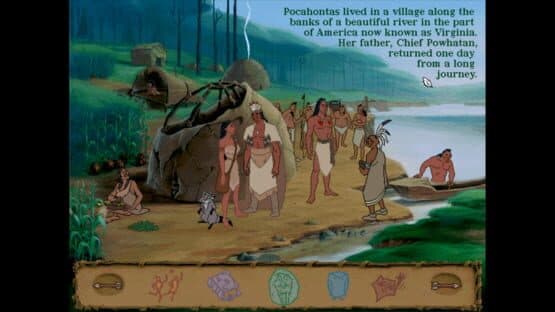 Disney's Animated Storybook: Pocahontas — screenshot 2