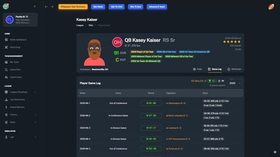 Football Coach: College Dynasty — screenshot 2