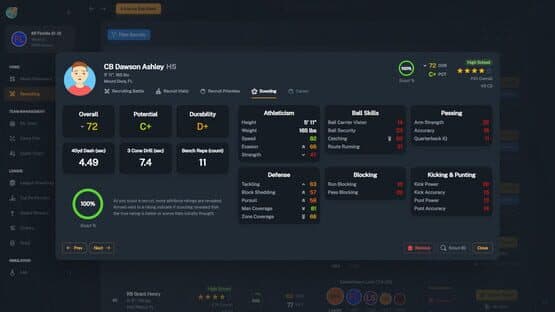 Football Coach: College Dynasty — screenshot 5