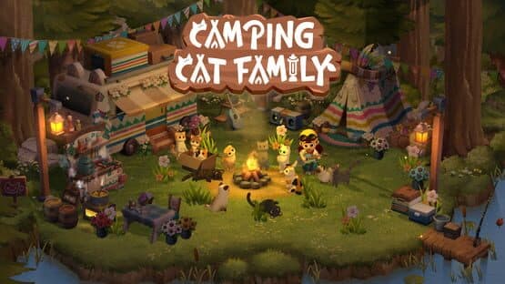 Camping Cat Family — screenshot 1