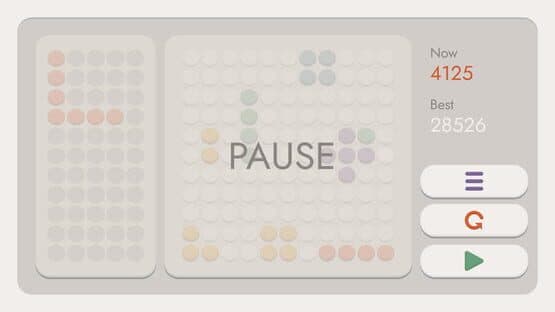 Dots in line — screenshot 2