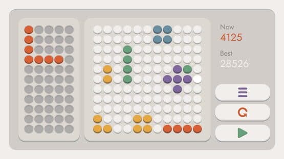 Dots in line — screenshot 3