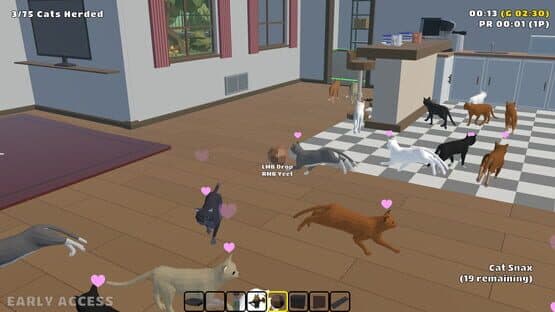 Cat Herders: Couch Coop Cat Corralling! — screenshot 1