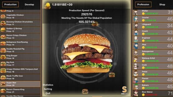 Idle Hamburgers Save the World — screenshot 2