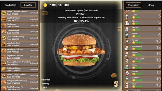 Idle Hamburgers Save the World — screenshot 3