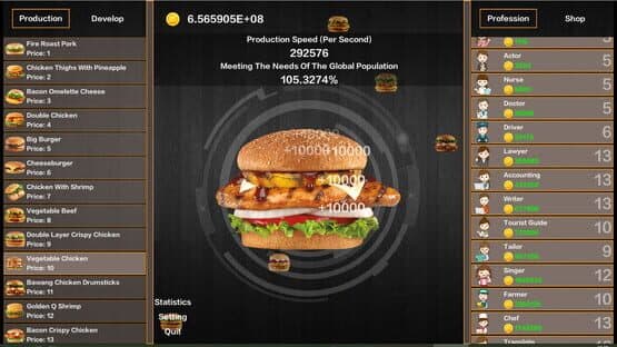 Idle Hamburgers Save the World — screenshot 4
