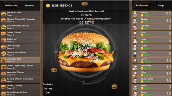 Idle Hamburgers Save the World — screenshot 5