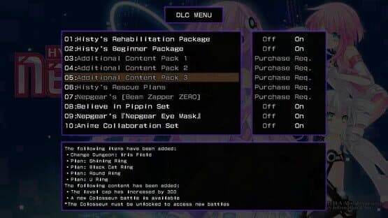 Hyperdimension Neptunia Re;Birth2: Sister's Generation - Additional Content Pack 3 — screenshot 1