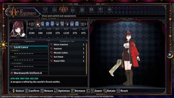Death end re;Quest 2 - Ultimate Weapon Set — screenshot 1