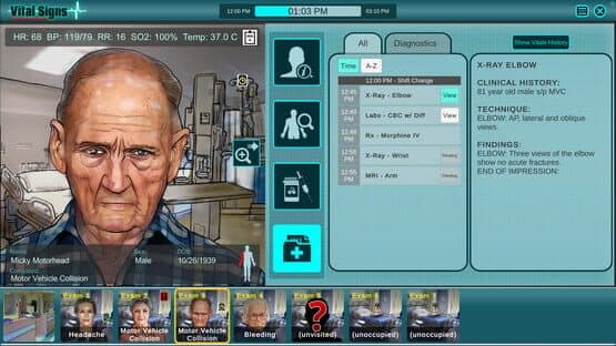 Vital Signs: Emergency Department - Older Adult Cases Package — screenshot 3