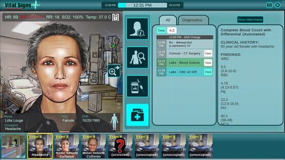 Vital Signs: Emergency Department - Older Adult Cases Package — screenshot 6