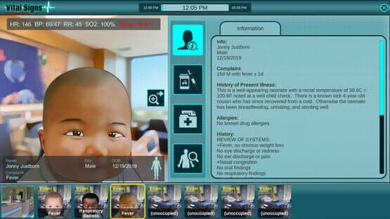 Vital Signs: Emergency Department - Pediatric Infant Cases Package — screenshot 1