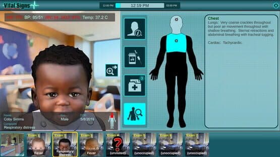 Vital Signs: Emergency Department - Pediatric Infant Cases Package — screenshot 2