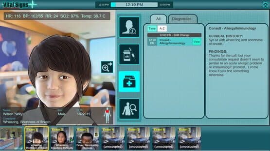 Vital Signs: Emergency Department - Pediatric Respiratory Disease Package — screenshot 1