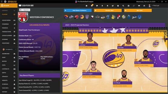 Draft Day Sports: Pro Basketball 2023 — screenshot 5