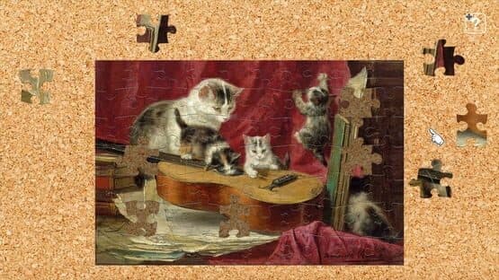 Jigsaw Masterpieces: Masterpieces of World - Dogs and Cats in the Painting — screenshot 1