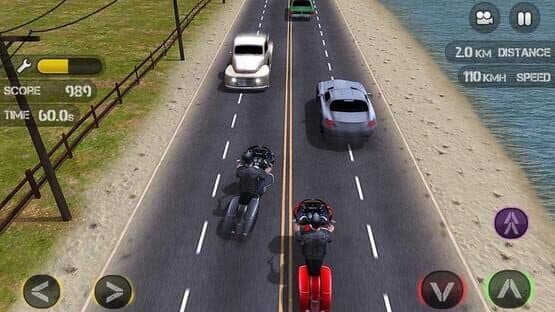 Race the Traffic Moto — screenshot 2