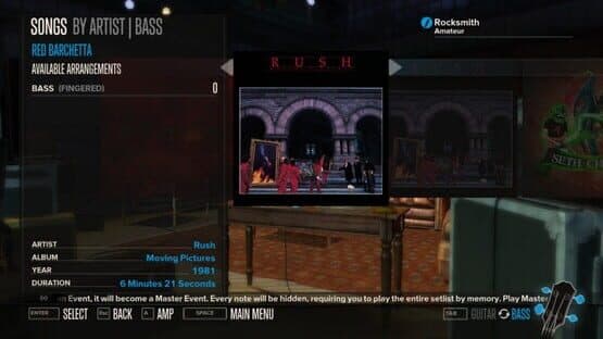 Rocksmith: Rush 5-Song Pack — screenshot 2