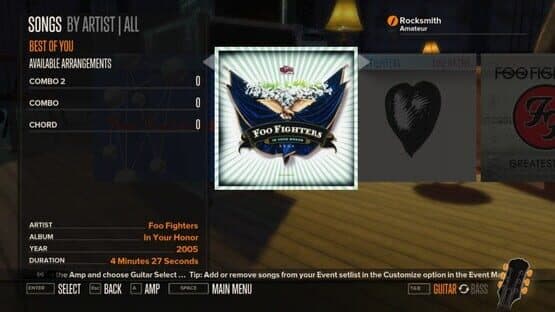 Rocksmith: Foo Fighters - Song Pack — screenshot 3