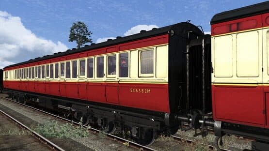 TS Marketplace: Caledonian Railway 65ft Grampian BR Crimson & Cream Coach Pack Add-On — screenshot 1