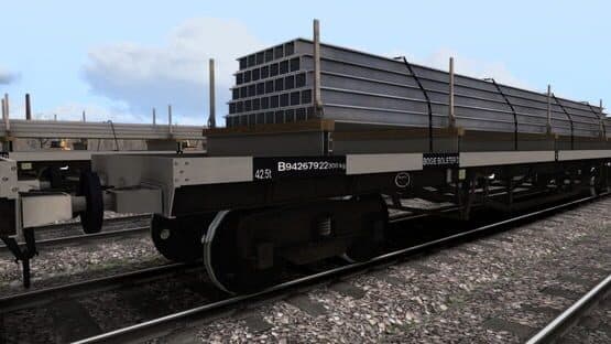 TS Marketplace: BDO 60T Unfitted Bogie Bolster Wagon Pack — screenshot 1