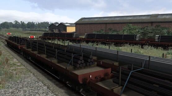 TS Marketplace: BDA 80t Bogie Bolster Wagon Pack — screenshot 2