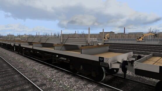 TS Marketplace: BDO 60T Unfitted Bogie Bolster Wagon Pack — screenshot 2