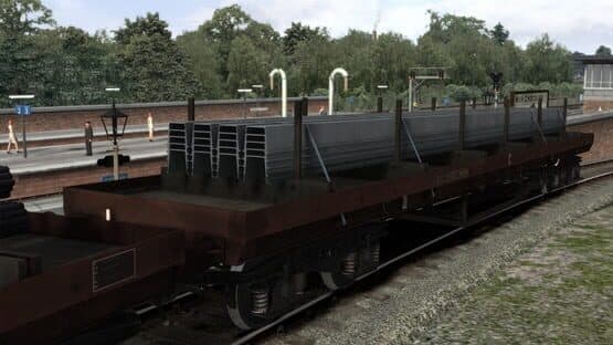 TS Marketplace: BDA 80t Bogie Bolster Wagon Pack — screenshot 4