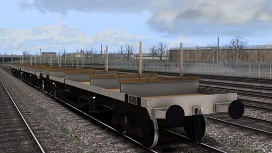 TS Marketplace: BDO 60T Unfitted Bogie Bolster Wagon Pack — screenshot 3